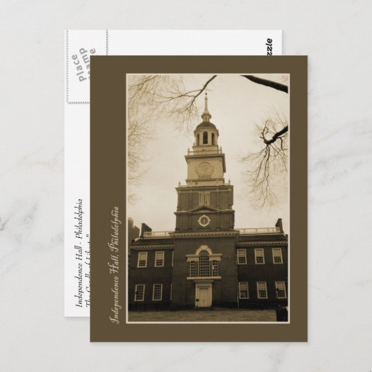 Independence Hall Briefkaart (Voorkant / Achterkant)