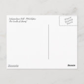 Independence Hall Briefkaart (Achterkant)
