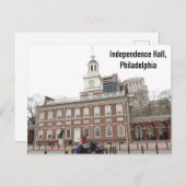 Independence Hall Briefkaart (Voorkant / Achterkant)