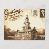  Independence Hall-Briefkaart Feestdagenkaart (Voorkant)