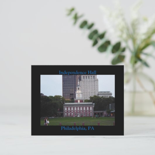 Independence Hall Philadelphia Briefkaart (Staand voorkant)