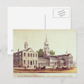 Independence Hall, Philadelphia Briefkaart (Voorkant / Achterkant)
