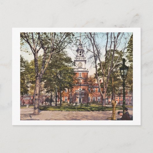Independence Hall Philadelphia, PA 1900  Briefkaart (Voorkant)