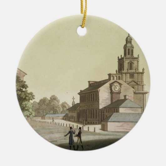 Independence Hall, Philadelphia, Pennsylvania, voo Keramisch Ornament (Voorkant)