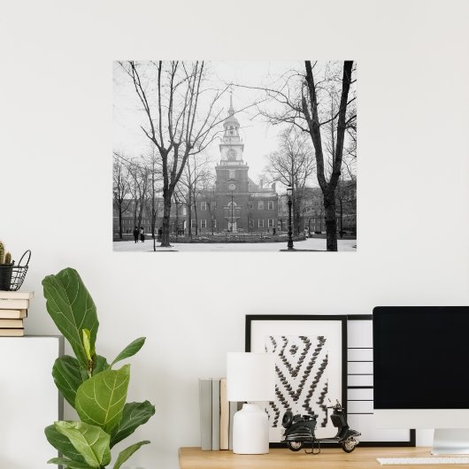 Independence Hall Poster (Thuiskantoor)