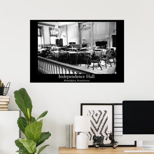 Independence Hall Poster (Thuiskantoor)