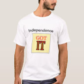 Independence  jGibney Zazzle Men's Basic T-Shirt l (Voorkant)