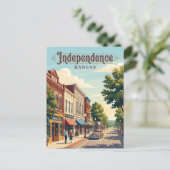 Independence, Kansas Briefkaart (Staand voorkant)