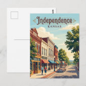 Independence, Kansas Briefkaart (Voorkant / Achterkant)