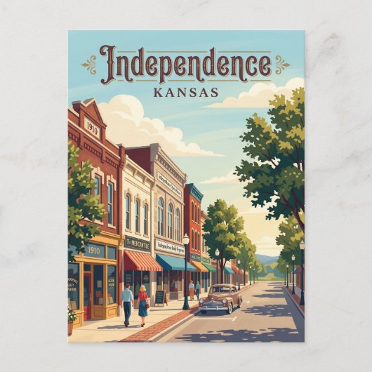 Independence, Kansas Briefkaart (Voorkant)