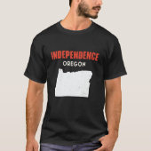 Independence Oregon USA State America Travel Orego T-shirt (Voorkant)