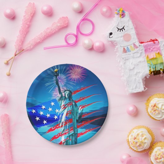 INDEPENDENCE PAPIEREN BORDJE (Feest)