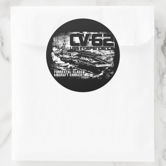 Independence Sticker van vliegtuig (Tas)