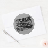 Independence Sticker van vliegtuig (Envelop)