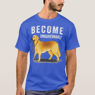Independent Dog Holding Ewn Leash wordt ungoverna T-shirt