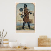 Independent Gold Hunter op weg naar Californië Poster (Keuken)