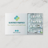 Independent Pharmacy | Modern Minimalist Barcode Visitekaartje (Voorkant)