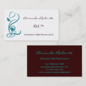 Independent Sales Representative , Amanda Rodarte Visitekaartje (Voorkant / Achterkant)