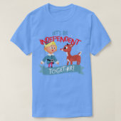 Independent Samen Hermey en Rudolph TShirt (Design voorkant)