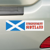 Independent Scotland Bumpersticker (Op auto)