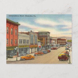 Independent Street, Shamokin, Pennsylvania Briefkaart