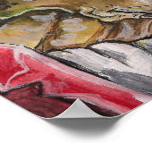 Inderdaad Dinosaur Poster (Hoek)