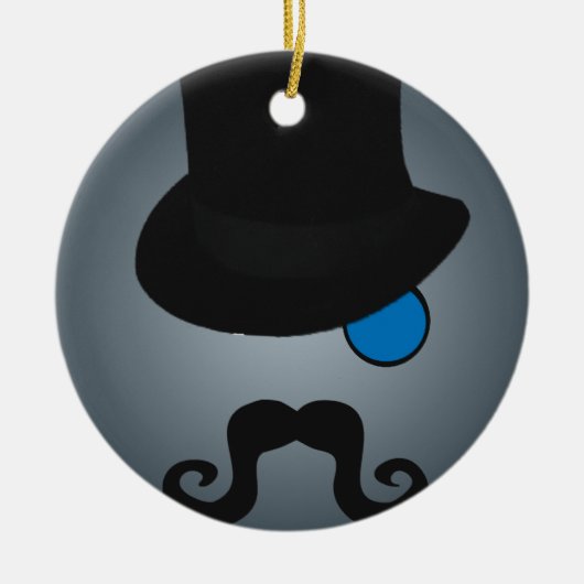 Inderdaad, Gentleman Keramisch Ornament (Voorkant)