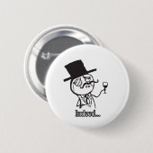 Inderdaad Lulzsec Ronde Button 5,7 Cm (Voorkant /achterkant)