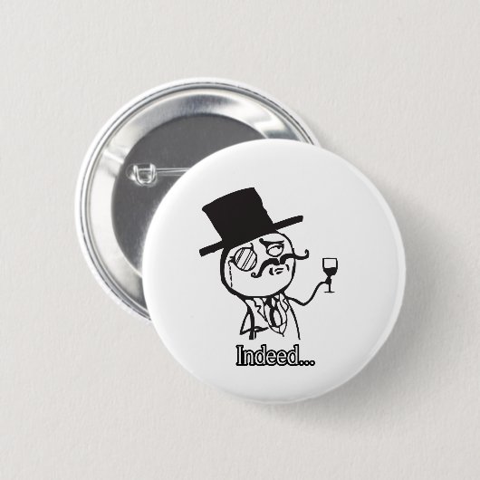 Inderdaad Lulzsec Ronde Button 5,7 Cm (Voorkant /achterkant)