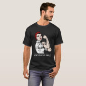 Indestructible Social Worker Pin Up T-shirt (Voorkant volledig)