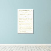 Index 1 Nieuw Spanje Canvas Afdruk (Insitu (Houten vloer))