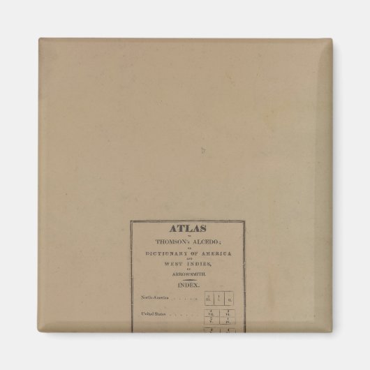 Index aan Atlas Magneet (Voorkant)