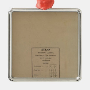 Index aan Atlas Metalen Ornament