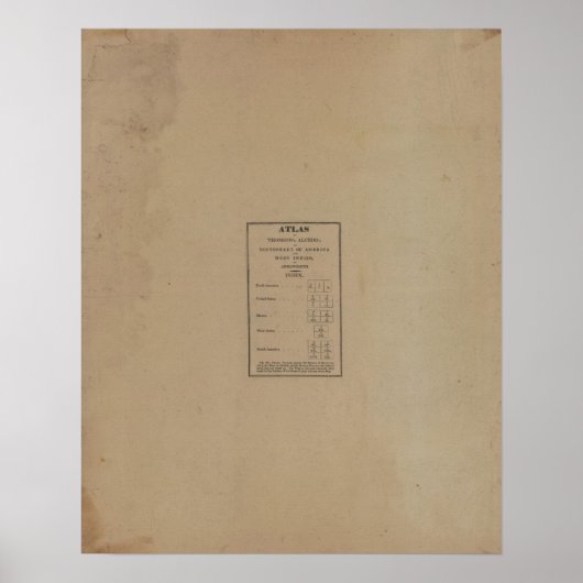 Index aan Atlas Poster (Voorkant)