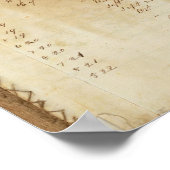 Index grensonderzoek Michigan en Indiana Poster (Hoek)