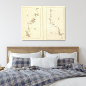 Index-kaart Albany, Saratoga Springs Canvas Afdruk (Insitu (Slaapkamer))