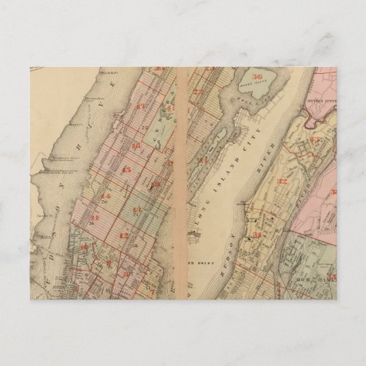 Index kaart Atlas, stad New York (Voorkant)