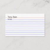 Index Kaart met QR-code Visitekaartje (Voorkant)