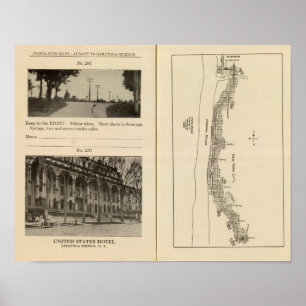 Index kaart New York City Poster