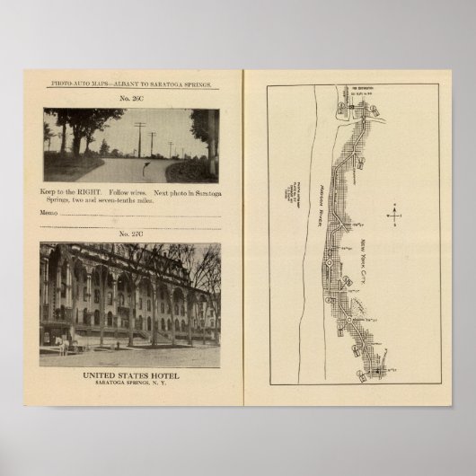 Index kaart New York City Poster (Voorkant)