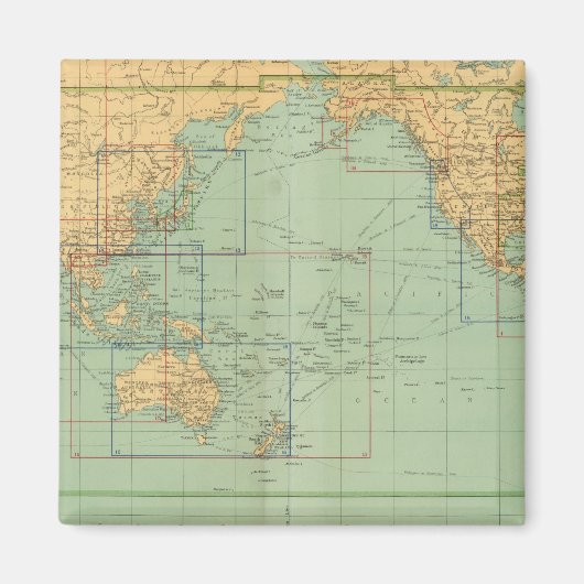 Index kaart Nieuwe mercantile mariene atlas Magneet (Voorkant)