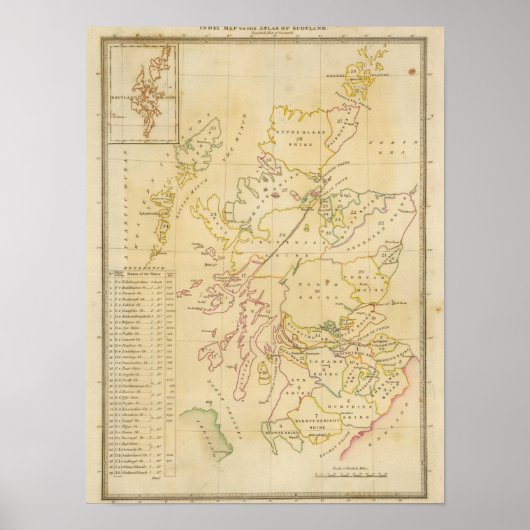 Index-kaart Poster (Voorkant)