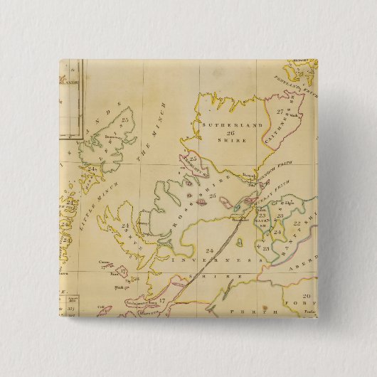 Index-kaart Vierkante Button 5,1 Cm (Voorkant)