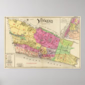 Index kaart Yonkers atlas Poster (Voorkant)