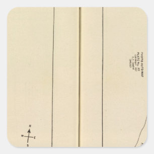 Index kaartWestchester County New York Vierkante Sticker