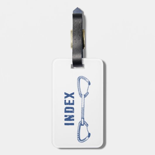 Index klimmen QuickDraw Bagagelabel (Achterkant verticaal)