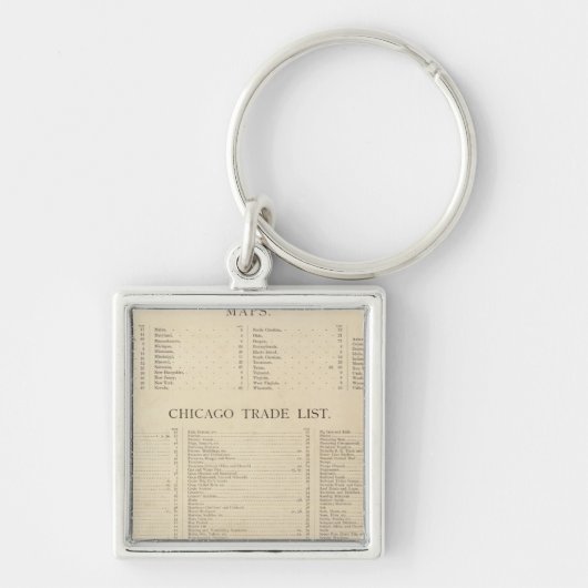 Index nieuwe commerciële atlas sleutelhanger (Voorkant)
