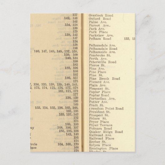 Index nieuwe rochelle briefkaart (Voorkant)