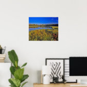 Index Peak reflecteert in het Mud Lake op de Poster (Thuiskantoor)