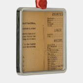 Index Rand McNally's Arizona Metalen Ornament (Rechts)